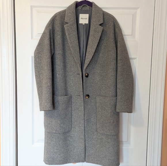 Madewell wool coat, XS - Picture 3 of 4